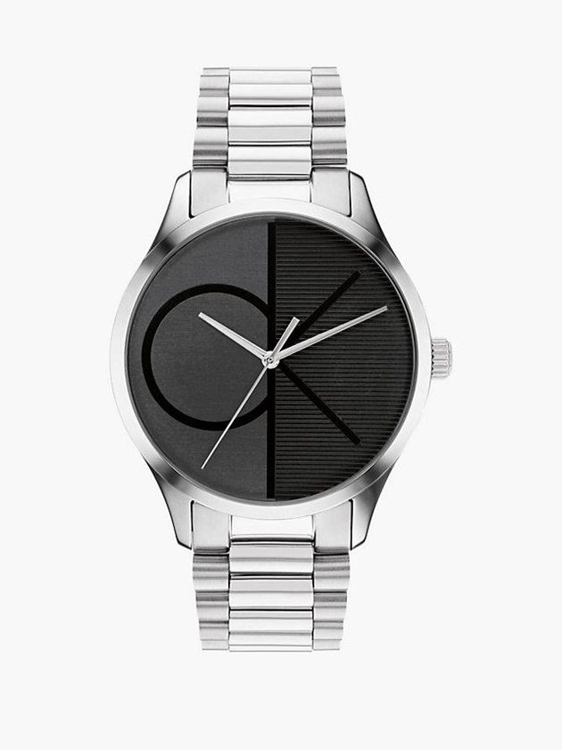 Calvin Klein USA Iconic Mens Watch Silver 1740695-GQ